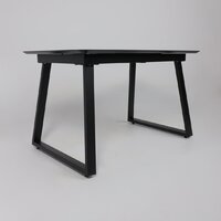 Lepremo AV 1208 HPL+МДФ раздвижной 1200-1600x800 (мрамор марквина синий/черный) Image #4