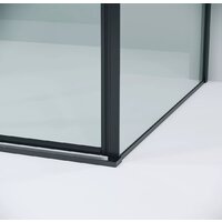 Grossman Galaxy 80x195 200.K33.01.80.21.00 (черный матовый/стекло прозрачное) Image #4