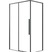 Grossman Galaxy 80x195 200.K33.01.80.21.00 (черный матовый/стекло прозрачное) Image #5