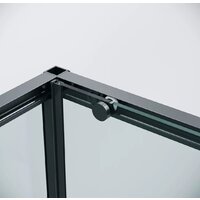 Grossman Galaxy 80x195 200.K33.01.80.21.00 (черный матовый/стекло прозрачное) Image #3