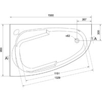 Cersanit Joanna 160x95L (с ножками) Image #6