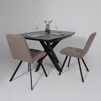 Мамадома Leonel-130 раздвижной 130-165х85 (68 indigo grey st cer/черный) Image #4