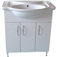 СанитаМебель Тумба под умывальник Камелия-67 Д2 (белый)
