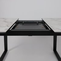 Lepremo AV 1208 HPL+МДФ раздвижной 1200-1600x800 (виктори натуральный/черный) Image #15