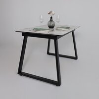 Lepremo AV 1208 HPL+МДФ раздвижной 1200-1600x800 (виктори натуральный/черный) Image #18