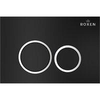 Унитаз подвесной Roxen Titan в комплекте с инсталляцией StounFix Dual Fresh 6 в 1 967210 (кнопка: черная) - Превью изображения №2 — Интернет-Магазин TECNO.BY