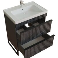 Mixline Тумба под умывальник Окленд 70 551729 (графит мрамор) Image #2