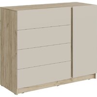 МК Стиль Бостон КМ-001 ЛДСП (дуб крафт серый/кашемир) Image #1