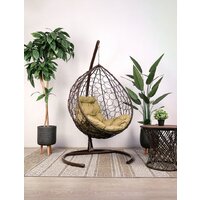 M-Group Капля 11020201 (коричневый ротанг/бежевая подушка) Image #2