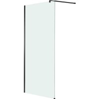 Saniteco Walk-In SN-W6TB90 (90x200, прозрачное стекло, черный профиль) Image #9