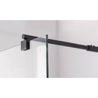 Saniteco Walk-In SN-W6TB90 (90x200, прозрачное стекло, черный профиль) Image #14