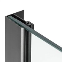 Saniteco Walk-In SN-W6TB90 (90x200, прозрачное стекло, черный профиль) Image #11
