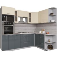 Интерлиния Мила Gloss 1.68x2.4 правая (ваниль-асфальт)