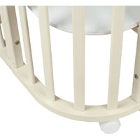 Indigo Baby Lux 3 в 1 (слоновая кость/белые стойки) Image #5