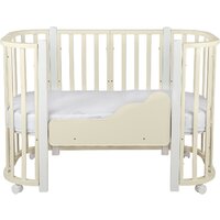 Indigo Baby Lux 3 в 1 (слоновая кость/белые стойки) Image #4