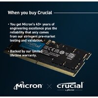 Crucial 16ГБ DDR5 SODIMM 5600МГц CT16G56C46S5 Image #3