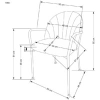 Halmar K500 (бежевый/черный) Image #17