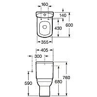 Roca Dama Senso Compacto 734151B000 + 7342518000 + ZRU9302820 Image #6