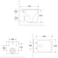 Roxen Cube Tornado в комплекте с инсталляцией StounFix Dual Fresh 6 в 1 868469 (кнопка: золото глянцевая) Image #17
