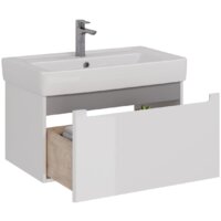 Lemark Тумба под умывальник Buno Mini 80 LM05BM80T (белый глянец) Image #3