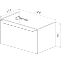 Lemark Тумба под умывальник Buno Mini 80 LM05BM80T (белый глянец) Image #7