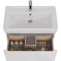 Lemark Тумба под умывальник Buno Mini 80 LM05BM80T (белый глянец) Image #4