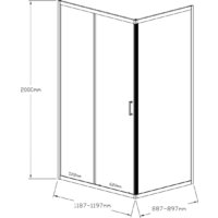 Душевой уголок IVA E3SB129T - Превью изображения №3 — Интернет-Магазин TECNO.BY