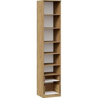 Трия Хилтон комбинированный с 1 дверью и 2 ящиками исп.2 (дуб крафт золотой/белый матовый) Image #6