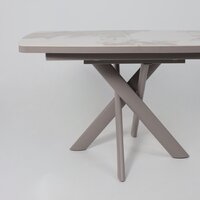 Мамадома Leonel-130 раздвижной 130-165х85 (pandora gloss st cer/капучино) Image #11