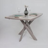 Мамадома Leonel-130 раздвижной 130-165х85 (pandora gloss st cer/капучино) Image #6