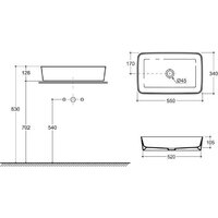 Керамин Плаза 55 ФС (серый, матовый) Image #3
