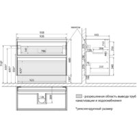 Lemark Тумба под умывальник Combi 100 LM03C100T (белый глянец) Image #27
