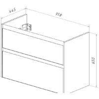 Lemark Тумба под умывальник Combi 100 LM03C100T (белый глянец) Image #25