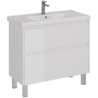 Lemark Тумба под умывальник Combi 100 LM03C100T (белый глянец) Image #8