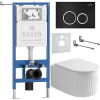 Roxen Royal Matt в комплекте с инсталляцией StounFix Dual Fresh 6 в 1 968231 (кнопка: черный) Image #2