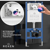 Унитаз подвесной Roxen Titan в комплекте с инсталляцией StounFix Dual Fresh 6 в 1 967208 (кнопка: черная) - Превью изображения №18 — Интернет-Магазин TECNO.BY