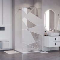 Niagara NG-660-90 90x195 (хром/прозрачное стекло) Image #5