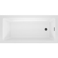 Wellsee FreeDom 2.0 165x80 23300203R (встраиваемая ванна белый глянец, сифон-автомат матовый черный) Image #1