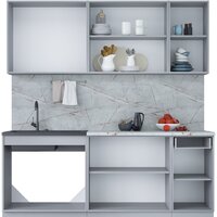 Интерлиния Мила Лайт 2.0 (белый платинум/бетон портленд/белый гранит) Image #2