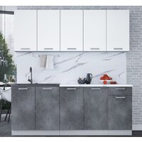 Интерлиния Мила Лайт 2.0 (белый платинум/бетон портленд/белый гранит) Image #4