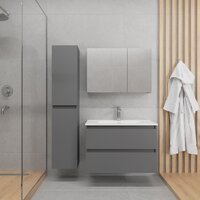 Lauter Тумба под умывальник Mia 80 (графит) Image #4