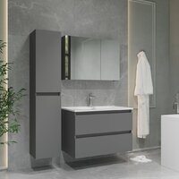 Lauter Тумба под умывальник Mia 80 (графит) Image #11