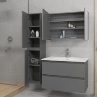 Lauter Тумба под умывальник Mia 80 (графит) Image #6