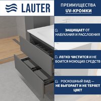 Lauter Тумба под умывальник Mia 80 (графит) Image #2