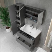 Lauter Тумба под умывальник Mia 80 (графит) Image #13