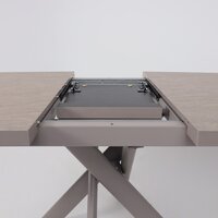 Мамадома Leonel-130 раздвижной 130-165х85 (бежевый камень-hpl/капучино) Image #15