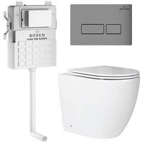 Roxen Antares в комплекте с инсталляцией Attach 5 в 1 967059 (кнопка: хром матовый)