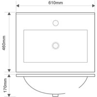 ЗОВ Тумба с умывальником Парма 60 P60LA0MWMC1B-OL60 (аттик/белый матовый/черный) Image #5