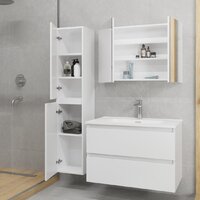 Lauter Тумба под умывальник Mia 80 (белый глянец) Image #6