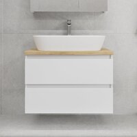 Lauter Тумба под умывальник Mia 80 (белый глянец) Image #3